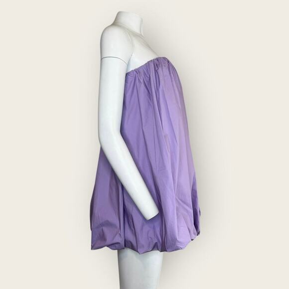 NWT | Susana Monaco | Strapless Bubble Mini Dress | Lavender | Size S - Picture 4 of 10